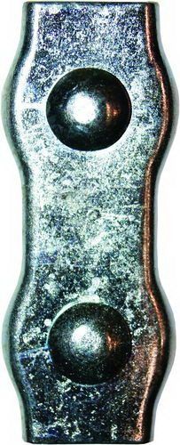 Зажим для стальных канатов 6мм, двойной оцинк (упак 2шт) т.м.ЕКТ Зажим для стальных канатов 6мм, двойной оцинк (упак 2шт) т.м.ЕКТ