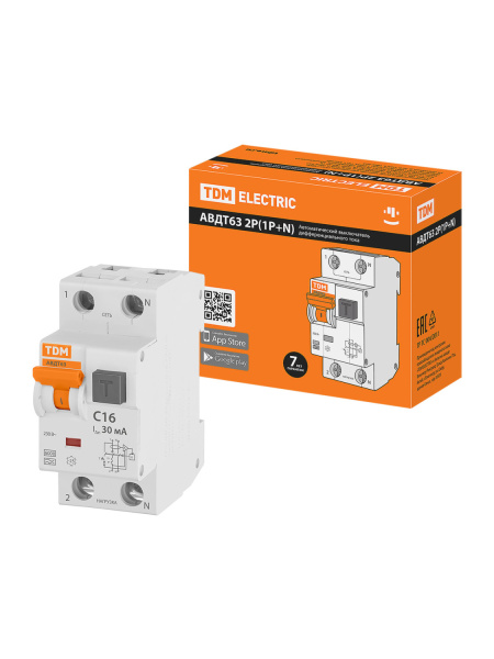 Выключатель авт. дифференциального тока  63 С16 30 мА TDM  в Минске - изображение Изображение: выключатель авт. дифференциального тока  63 с16 30 ма tdm  в Минске