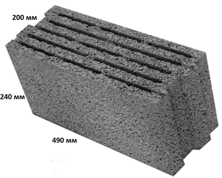 Блоки керамзитобетонные (490х200х240) строительные ТермоКомфорт щелевые (на под.60шт) в Минске - изображение Изображение: блоки керамзитобетонные (490х200х240) строительные термокомфорт щелевые (на под.60шт) в Минске