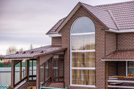 Изображение: плитка фасадная технониколь hauberk баварский кирпич (2 м2/уп) в Минске