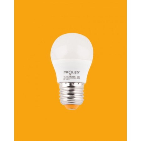 Лампа светодиодная PROLED G45-7W/3000K/E27 в Минске - изображение Изображение: лампа светодиодная proled g45-7w/3000k/e27 в Минске