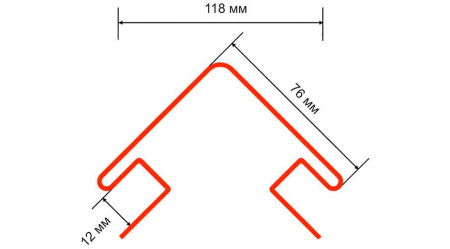 Угол наружный 75 ТН ОПТИМА, каштан, 3м в Минске - изображение Изображение: угол наружный 75 тн оптима, каштан, 3м в Минске