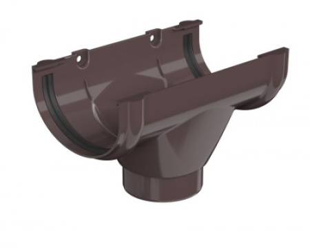 Воронка желоба ТН ОПТИМА,коричневый RAL 8019 в Минске - изображение Изображение: воронка желоба тн оптима,коричневый ral 8019 в Минске