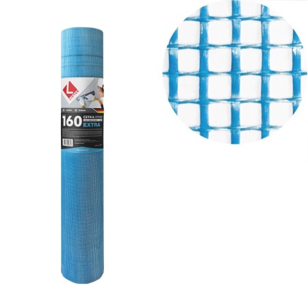 Стеклосетка 160 ячейка 5х5; 1х50м EXTRA (Высший сорт)  в Минске - изображение Изображение: стеклосетка 160 ячейка 5х5; 1х50м extra (высший сорт)  в Минске