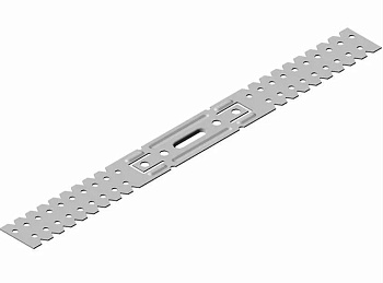 Подвес прямой  антивибрационный 120 мм для профиля CD 60/27 в Минске - картинка Картинка: подвес прямой  антивибрационный 120 мм для профиля cd 60/27 в Минске