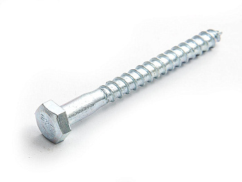 Саморез с 6-гранной головкой 8х160 острый, оцинк (с этик. 1шт) Саморез с 6-гранной головкой 8х160 острый, оцинк (с этик. 1шт)