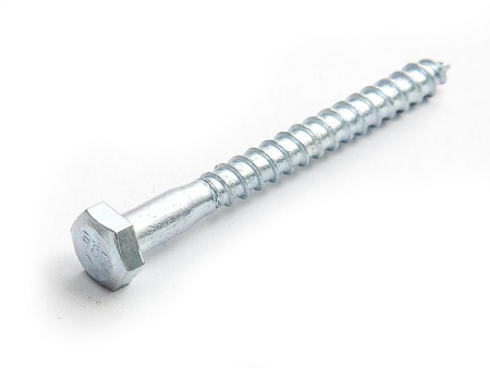 Саморез с 6-гранной головкой 10х200 острый, оцинк (с этик. 1шт) Саморез с 6-гранной головкой 10х200 острый, оцинк (с этик. 1шт)