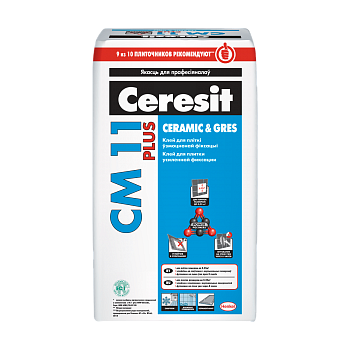 Смесь сухая растворная облицовочная Ceresit CM11 Plus 25кг в Минске - картинка Картинка: смесь сухая растворная облицовочная ceresit cm11 plus 25кг в Минске