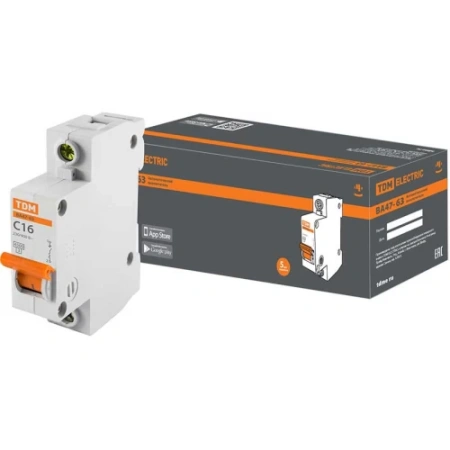 Изображение: выключатель авт.ва47-63 1р 40а 4,5ка х-ка с tdm  в Минске