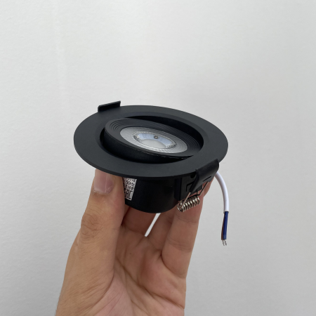 Изображение: cветильник светодиодный встраиваемый поворотный направленного света, круг, 5w, черный, т.м.truenergy в Минске