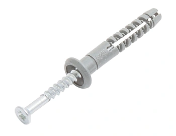 Дюбель-гвоздь 6х80 гриб, полипропилен, в пласт. контейнере, ЕКТ (упак/50шт) Дюбель-гвоздь 6х80 гриб, полипропилен, в пласт. контейнере, ЕКТ (упак/50шт)