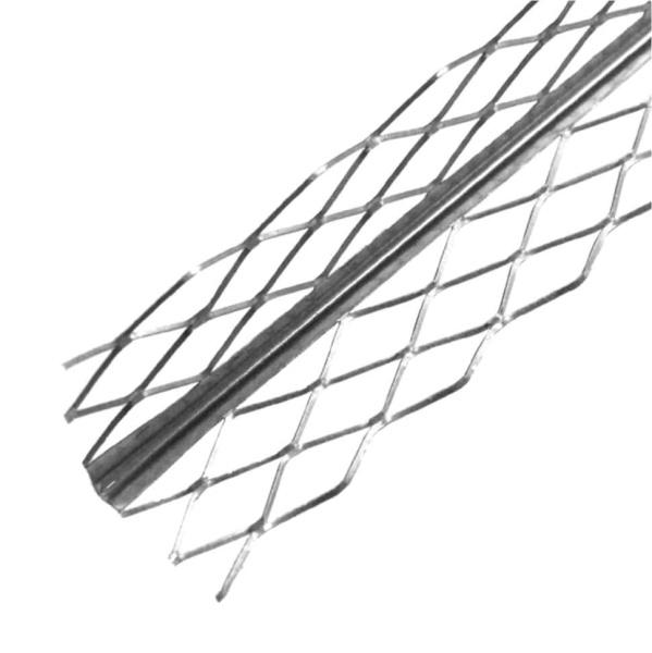 Уголок для мокрых штукатурок 2,5м (34мм) (упак.25шт) (стальной сетчатый) в Минске - изображение Изображение: уголок для мокрых штукатурок 2,5м (34мм) (упак.25шт) (стальной сетчатый) в Минске