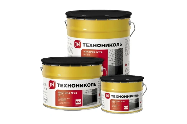 Изображение: мастика гидроиз. битумная холодная технониколь № 24  мгтн  ведро 20кг в Минске