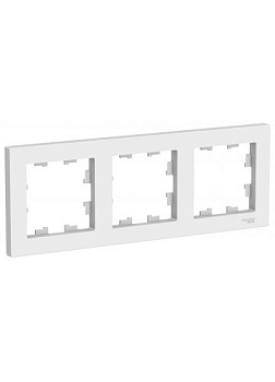 Картинка: рамка atlasdesign 3-пост, (белый) т.м.schneider electric в Минске