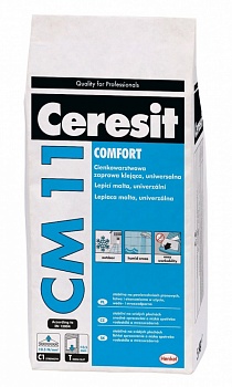 Смесь сухая растворная облицовочная Ceresit CM11Plus 5кг в Минске - картинка Картинка: смесь сухая растворная облицовочная ceresit cm11plus 5кг в Минске