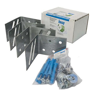 Картинка: комплект уголков для крепления ua50 кнауф (4 шт/упак) рф  в Минске