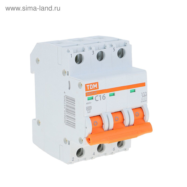 Выключатель авт. ВА 47-29  3Р 16А   в Минске - изображение Изображение: выключатель авт. ва 47-29  3р 16а   в Минске