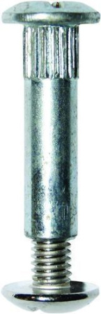 Мебельный винт-стяжка 4х30 (гайка М4х30, винт М4х15), цинк (пакет/10шт) Мебельный винт-стяжка 4х30 (гайка М4х30, винт М4х15), цинк (пакет/10шт)