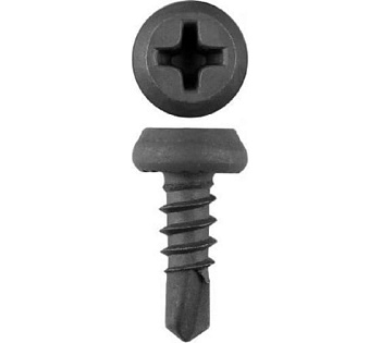 Саморез 3,5х11 сверло черный  Саморез 3,5х11 сверло черный