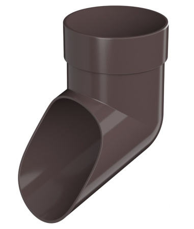 Слив трубы ТН ОПТИМА коричневый RAL 8019 в Минске - изображение Изображение: слив трубы тн оптима коричневый ral 8019 в Минске