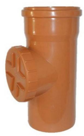 Изображение: прочистка кан. пп 160 с разделителем коричневый (ral8017) armakan в Минске