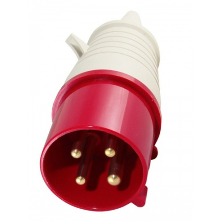 Изображение: вилка 014 3p+pe 16a 380b ip44, tdm в Минске