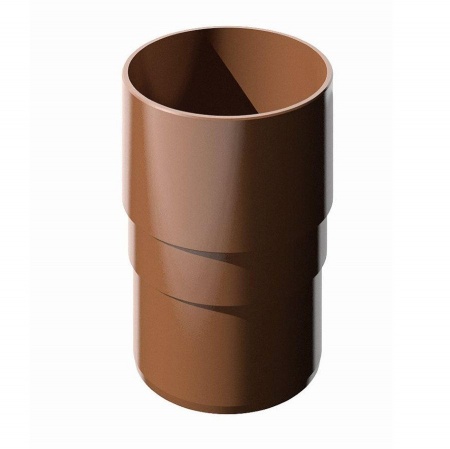 Изображение: муфта трубы polivent пвх, коричневый (100шт/кор)  в Минске