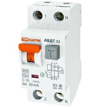 Картинка: выключатель авт. дифференциального тока 63 с32 30ма в Минске