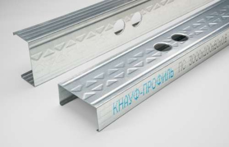 Профиль для гипсокартона Knauf ПС 100х50х0,6мм, 3м  в Минске - изображение Изображение: профиль для гипсокартона knauf пс 100х50х0,6мм, 3м  в Минске