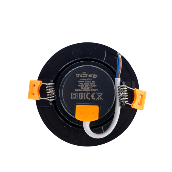 Светильник встраив. поворот. круг, 5W, 4000К,черный,т.м.TruEnergy в Минске - изображение Изображение: светильник встраив. поворот. круг, 5w, 4000к,черный,т.м.truenergy в Минске