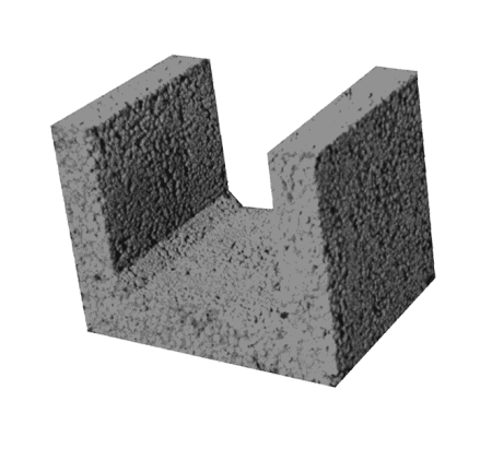 Изображение: блоки керамзитобетонные для перемычек (240х300х240) термокомфорт (на под.80шт) в Минске