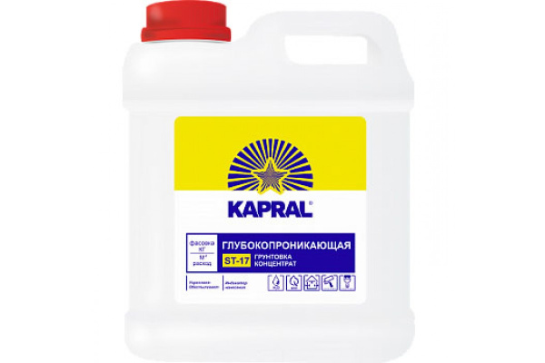 Грунтовка белая ВН П1 Д Kapral ST-17 канистра 10 кг в Минске - изображение Изображение: грунтовка белая вн п1 д kapral st-17 канистра 10 кг в Минске