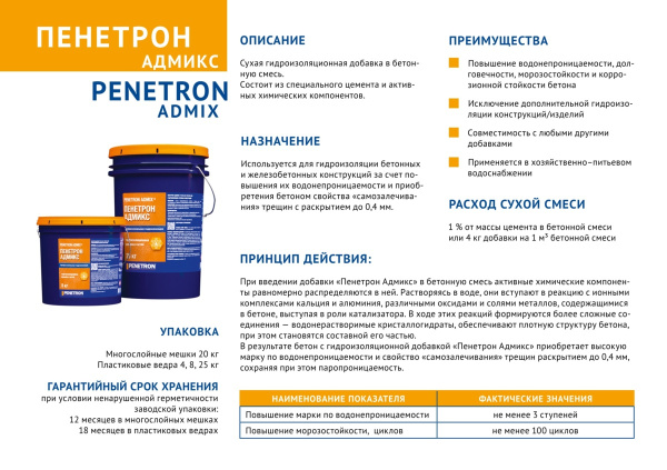 Пенетрон Адмикс ( ведро 25кг) в Минске - изображение Изображение: пенетрон адмикс ( ведро 25кг) в Минске