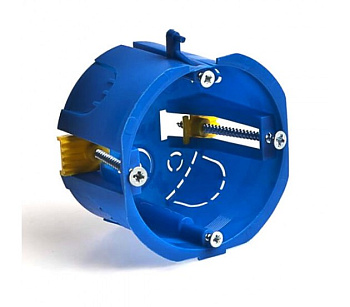 Картинка: коробка гск уст d=65мм,h=40мм (пласт.лапки) (упак 156шт) т.м кабельмаркет в Минске