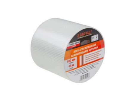 Лента стеклотканевая (серпянка) 100ммх45м самоклеющая STARTUL PROFI  в Минске - изображение Изображение: лента стеклотканевая (серпянка) 100ммх45м самоклеющая startul profi  в Минске