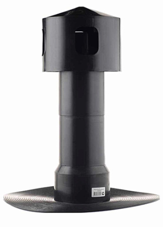 Аэратор кровельный ТехноНИКОЛЬ ЭКО 110/470 мм (в уп/5 шт) (125 шт/ под) в Минске - изображение Изображение: аэратор кровельный технониколь эко 110/470 мм (в уп/5 шт) (125 шт/ под) в Минске