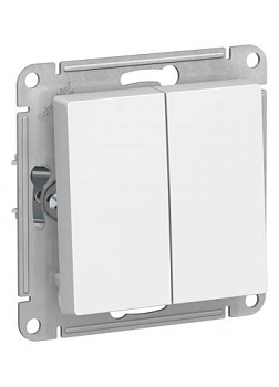 Картинка: выключатель atlasdesign 2-кл., (белый) т.м.schneider electric в Минске