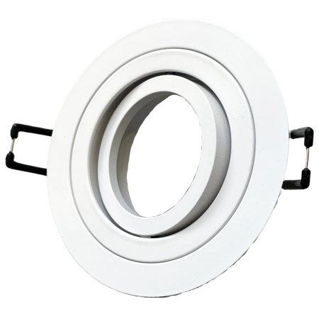 Светильник встраиваемый поворотный под лампу GU5.3, алюминий, круг, белый, IP20, TrueEnergy    в Минске - изображение Изображение: светильник встраиваемый поворотный под лампу gu5.3, алюминий, круг, белый, ip20, trueenergy    в Минске