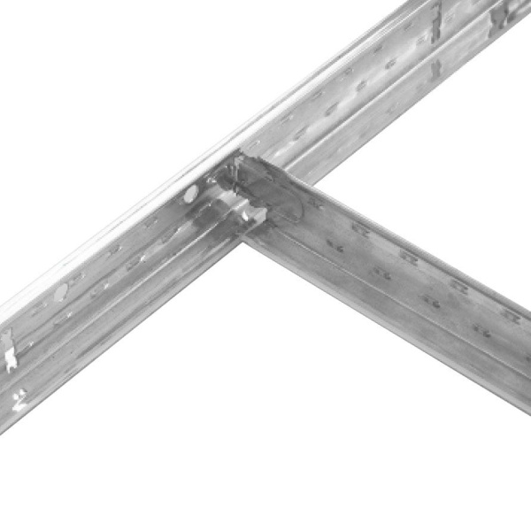 Т-профиль 24х28х1200 белый Т-профиль 24х28х1200 белый