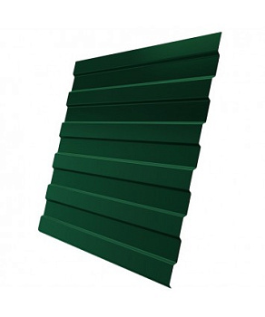 Картинка: профнастил (лист) профиль пса 20/эконом(0,4мм)-пэ-ral6005  (1,7м) в Минске