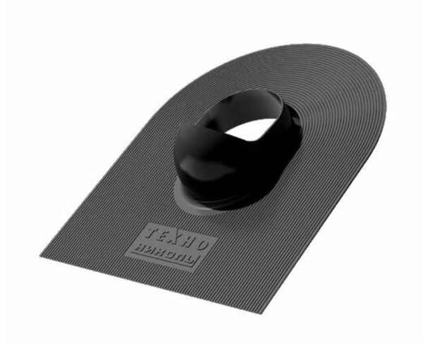 Проходной элемент ТехноНИКОЛЬ (Шинглас), черный в Минске - изображение Изображение: проходной элемент технониколь (шинглас), черный в Минске