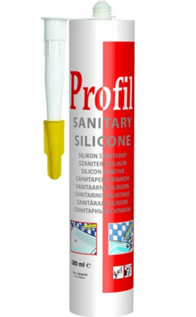 Силикон санитарный Soudal Profil (белый)  270мл 