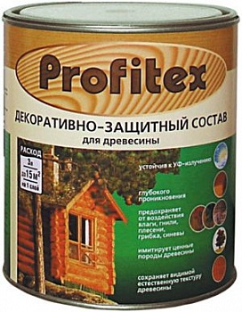 Состав PROFITEX декоративно-защитный для древесины бесцветный  3л (2,2 кг) в Минске - картинка Картинка: состав profitex декоративно-защитный для древесины бесцветный  3л (2,2 кг) в Минске