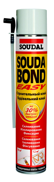 Клей строительный полиуретановый "Soudal" SOUDABOND Easy Genius Gun 750 мл