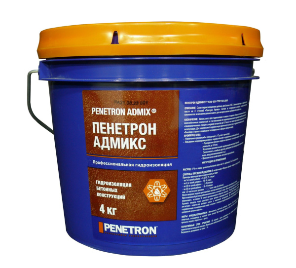 Пенетрон Адмикс ( ведро 4кг) в Минске - изображение Изображение: пенетрон адмикс ( ведро 4кг) в Минске