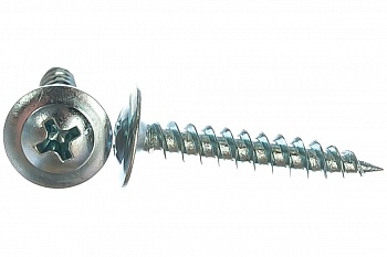 Шуруп для тонких пластин с прессшайбой WF-4213 (упак/1000шт.) Шуруп для тонких пластин с прессшайбой WF-4213 (упак/1000шт.)