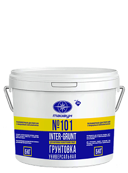 Грунтовка Тайфун-Мастер № 101  "INTER-GRUNT" (5кг) в Минске - картинка Картинка: грунтовка тайфун-мастер № 101  "inter-grunt" (5кг) в Минске