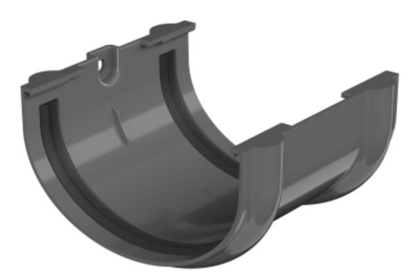 Соединитель желоба, серый ТН ОПТИМА  в Минске - изображение Изображение: соединитель желоба, серый тн оптима  в Минске