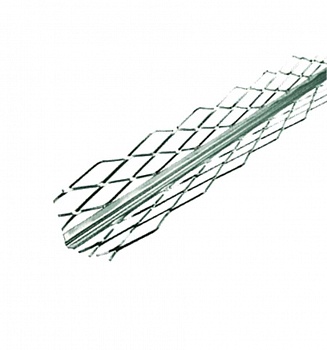 Уголок для мокрых штукатурок 3м (34мм) (упак.25шт) (стальной сетчатый) в Минске - картинка Картинка: уголок для мокрых штукатурок 3м (34мм) (упак.25шт) (стальной сетчатый) в Минске