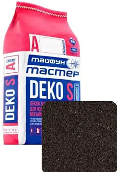 Песок кварцевый черный А1 "Тайфун Мастер" DEKO S (мешок 5,4кг) в Минске - картинка Картинка: песок кварцевый черный а1 "тайфун мастер" deko s (мешок 5,4кг) в Минске